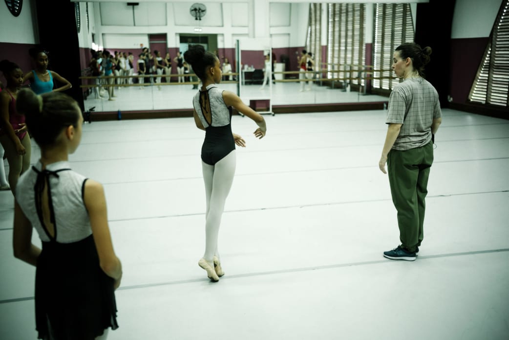 Atelier de Muriel Zusperregy et Stéphane Bullion au Conservatoire de Musique, danse et Théâtre de Guyane (CMDTG)
