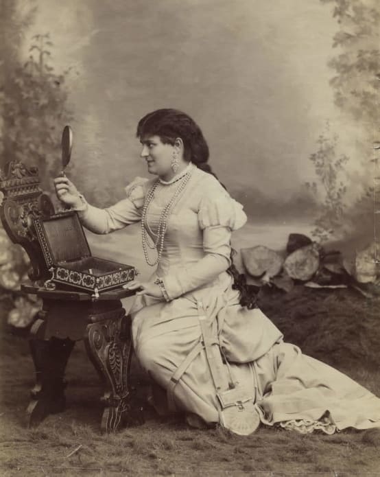 Caroline Miolan-Carvalho dans le rôle de Marguerite dans 