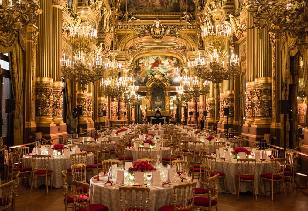 Palais Garnier, Grand Foyer - Places assises : 300 / Cocktail : 500  