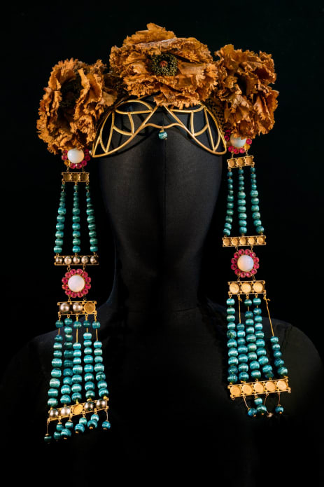 Headdress worn by Rose Caron for the title role in 