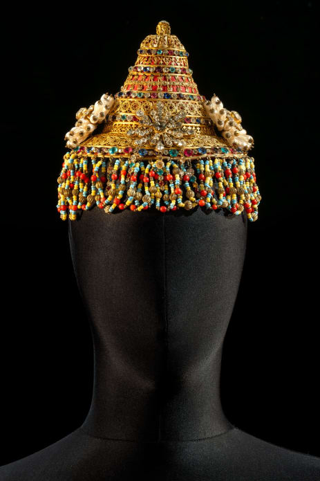 Helmet worn by Bessie Abbott in the title role of ‘Lakmé’ by Léo Delibes