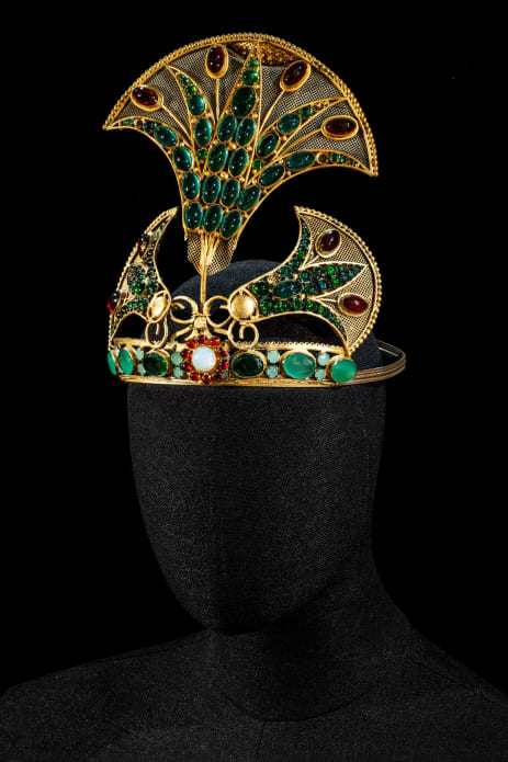 Headdress for ‘Salammbô’ by Ernest Reyer, directed by Alexandre Lapissida