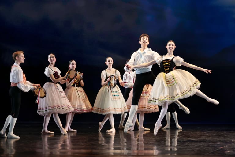 Napoli - Pas de six et Tarentelle (August Bournonville), Ecole de Danse de l'Opéra de Paris © Svetlana Loboff OnP-399