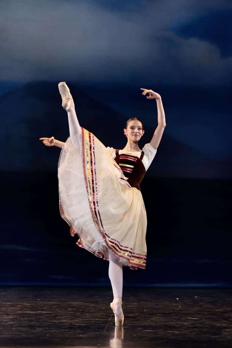 Napoli - Pas de six et Tarentelle (August Bournonville), Ecole de Danse de l'Opéra de Paris © Svetlana Loboff OnP-387