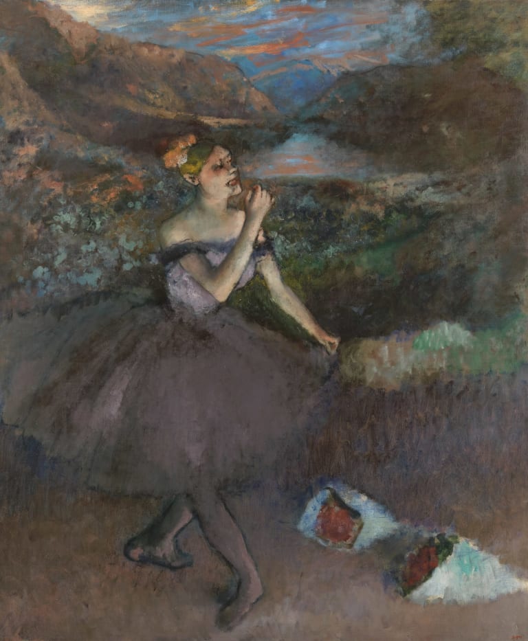 31. Degas_danseuse au bouquet saluant