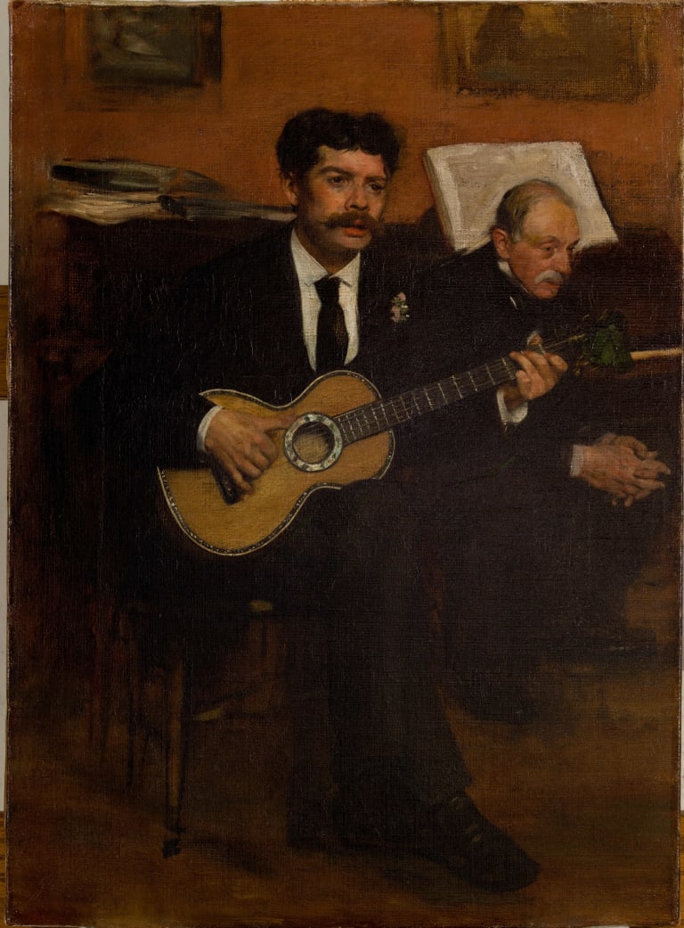 08. Degas_Lorenzo Pagans et Auguste de Gas