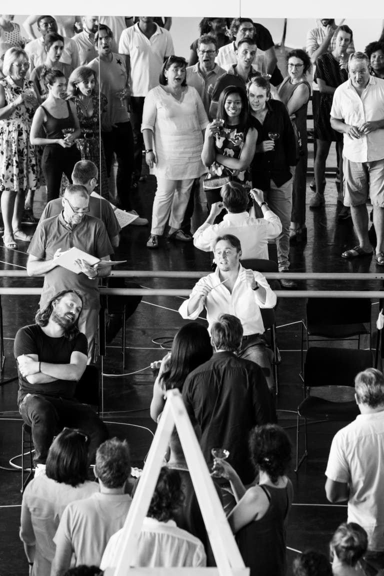 La Traviata en répétition (saison 19/20) - 2