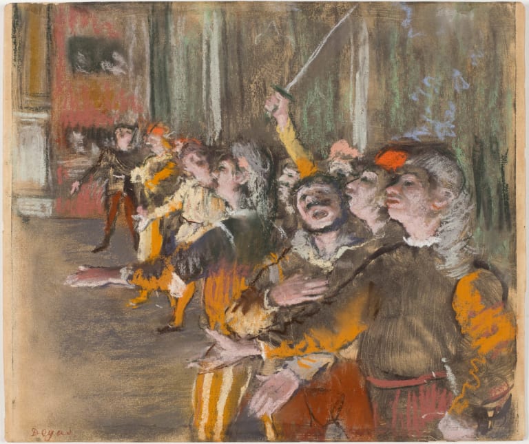 20. Degas_Les Choristes