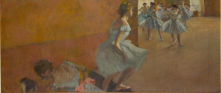 22. Degas_Danseuses montant un escalier
