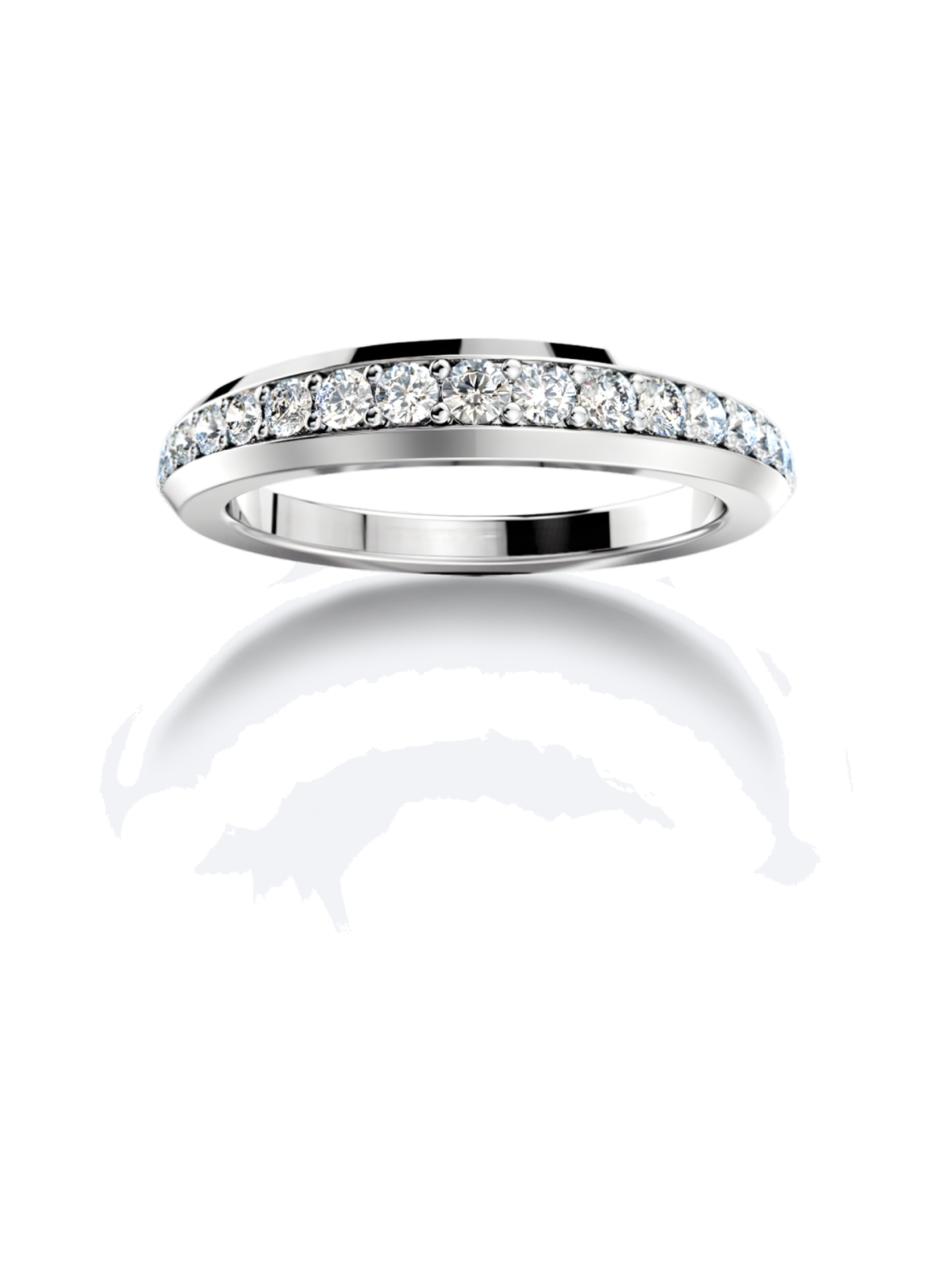 Kide Sormus Syleilijä Suora 0.35-0.52ct Platina