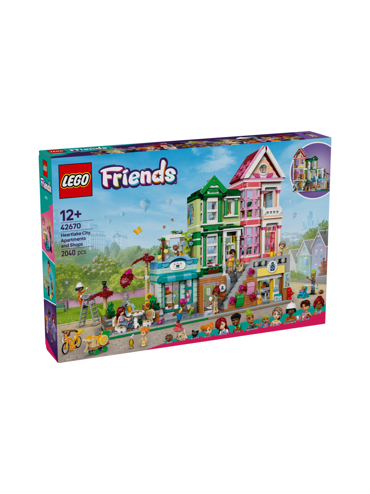 LEGO Friends Heartlake Cityn asunnot ja liiketilat 42670