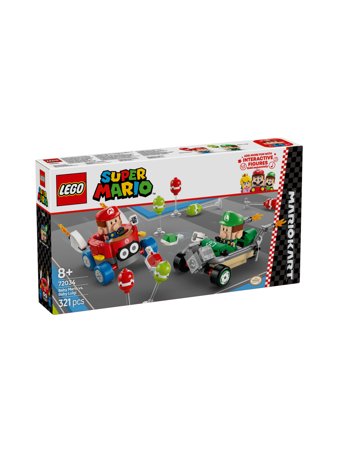 LEGO Super Mario Mario Kart™ – Baby Mario vastaan Baby Luigi 72034