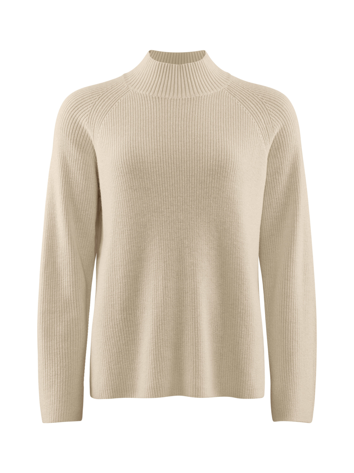 W's Hayward Mock Neck -villa/puuvillaneule