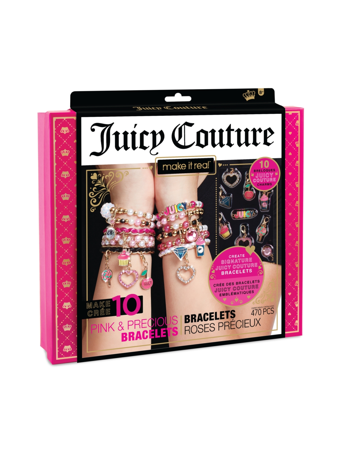 MAKE IT REAL Juicy Couture roosa rannekorusetti