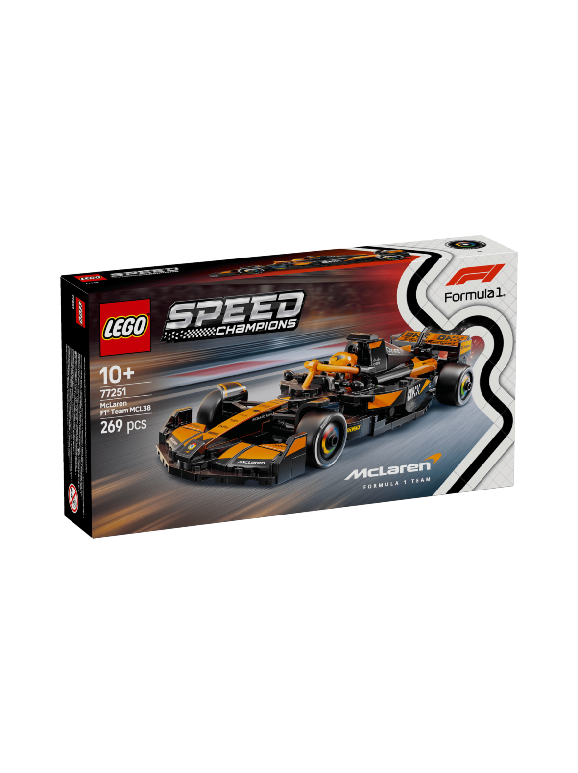 LEGO Speed Champions McLaren F1® Team MCL38 ‑kilpa-auto 77251
