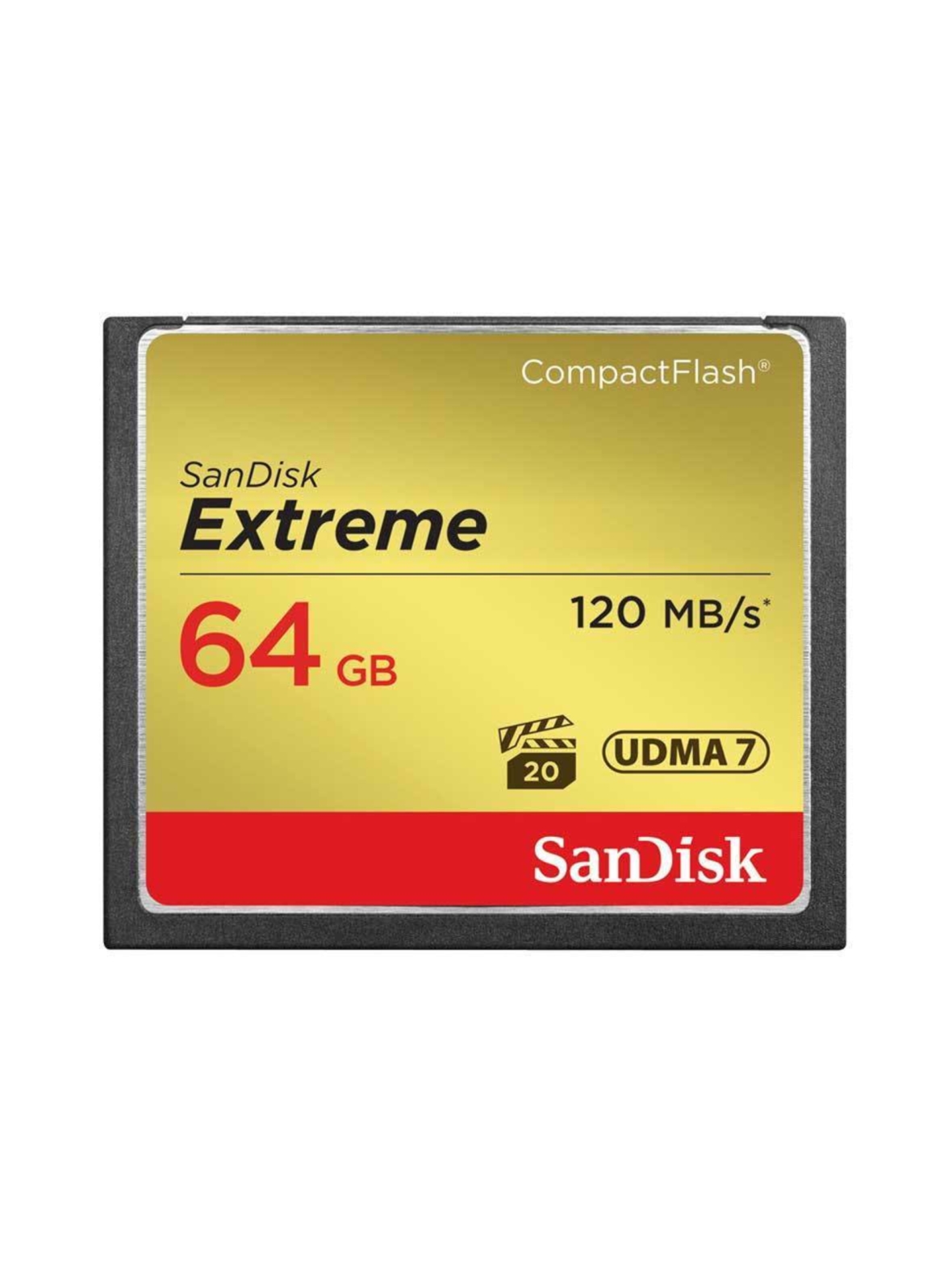 SanDisk Extreme 64GB CompactFlash (120Mb/s) muistikortti