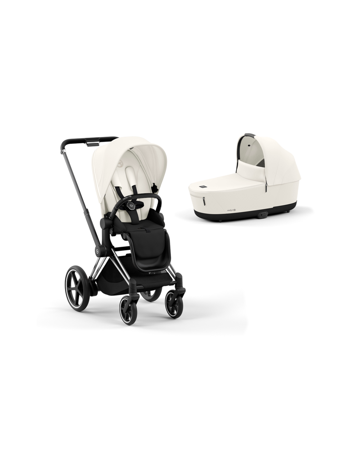 CYBEX Cybex epriam yhdistelmävaunut (chrome/black)