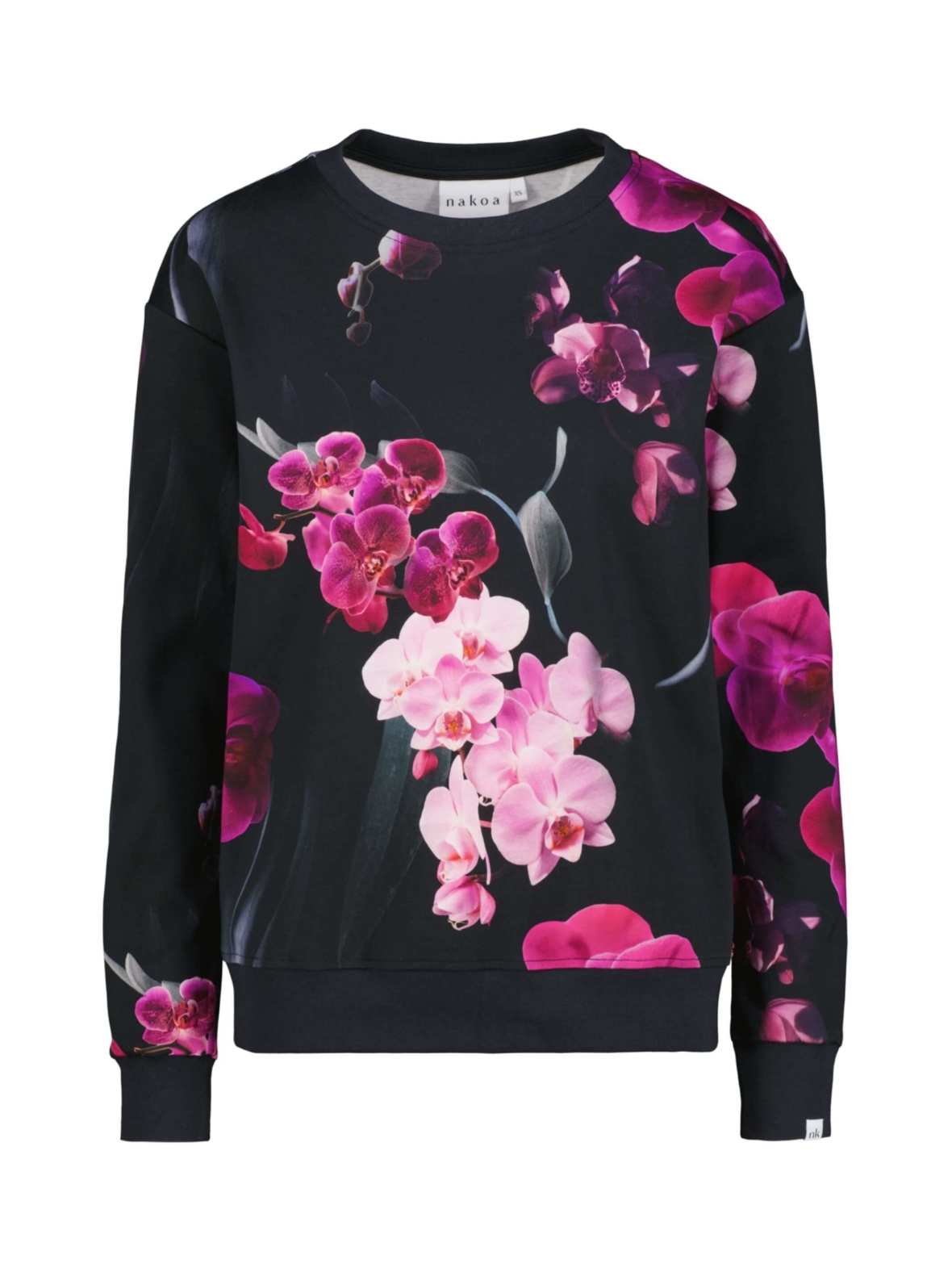 Casual chic print shirt, orchid