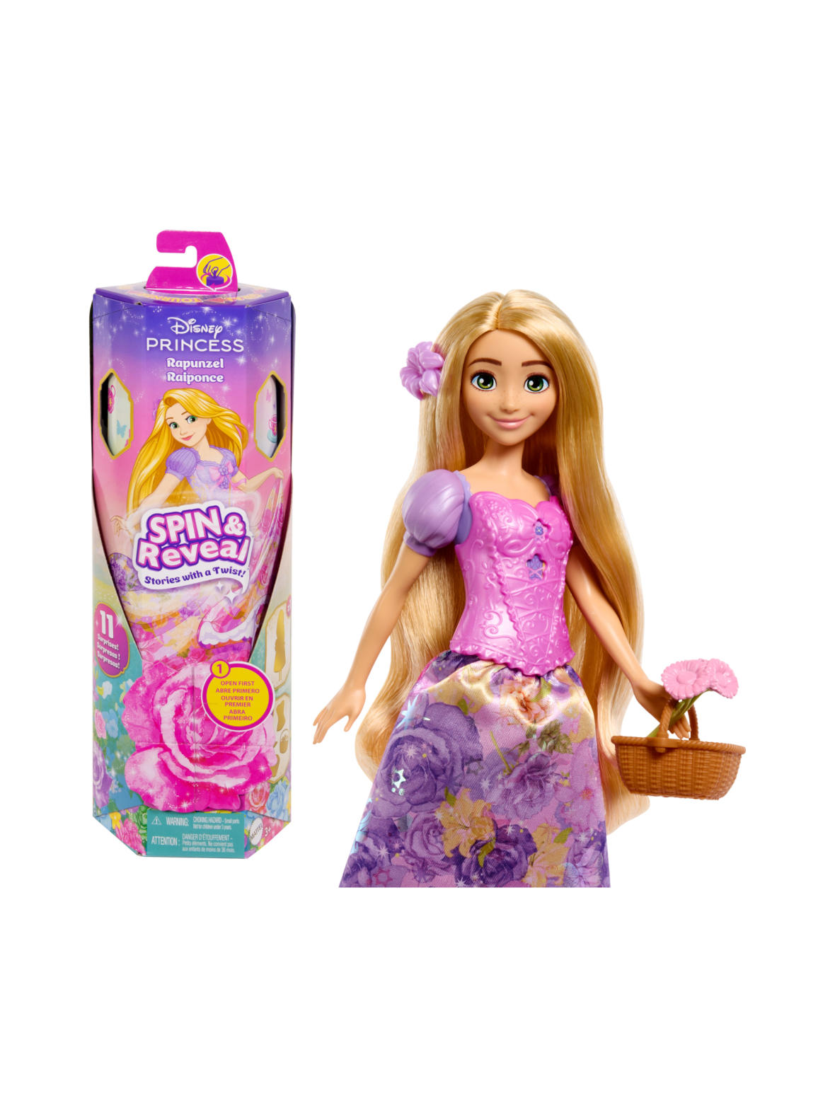 DISNEY PRINCESS Spin & Reveal Tähkäpää-yllätysnukke