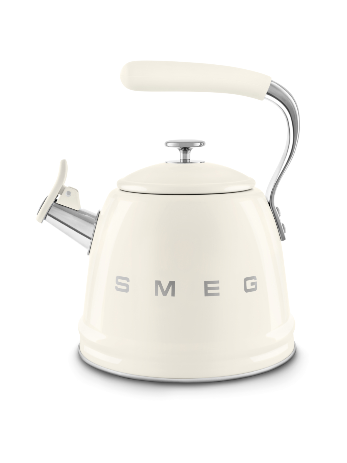 Smeg viheltävä vesipannu WKF01CR, kermanvalkoinen