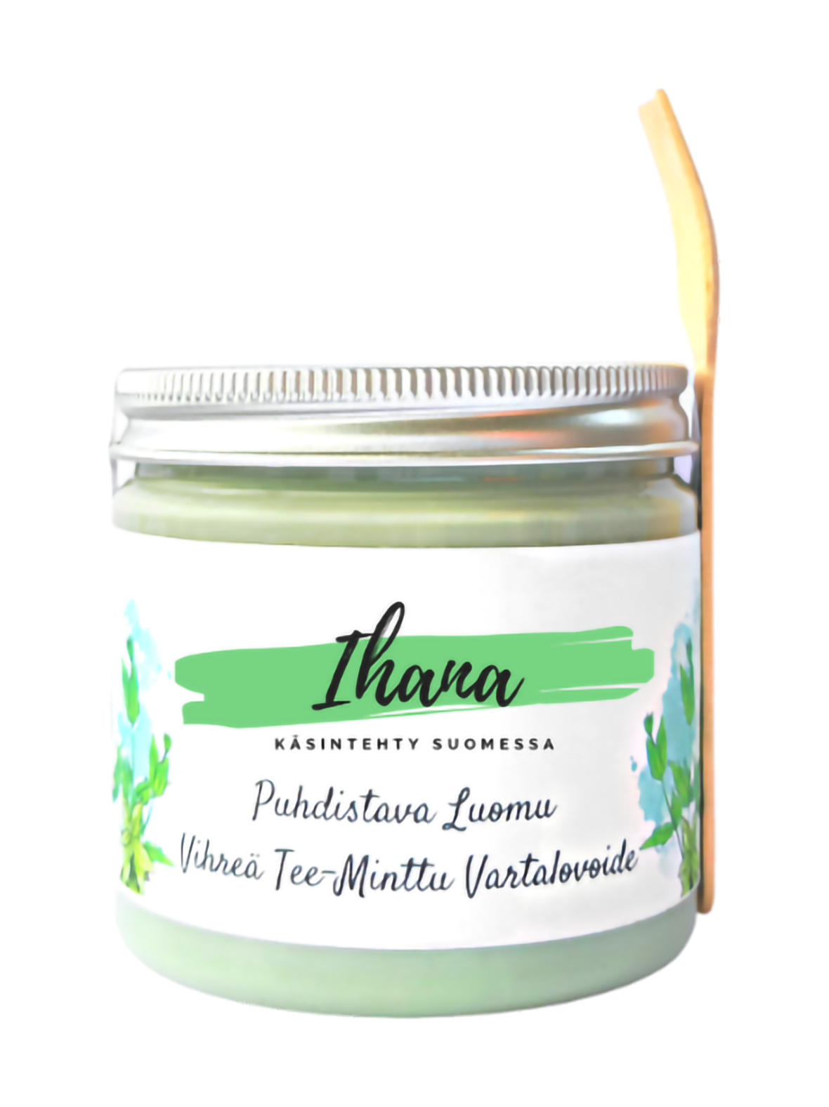 Ihana puhdistava luomu vihreä tee-minttu vartalovoide 200ml