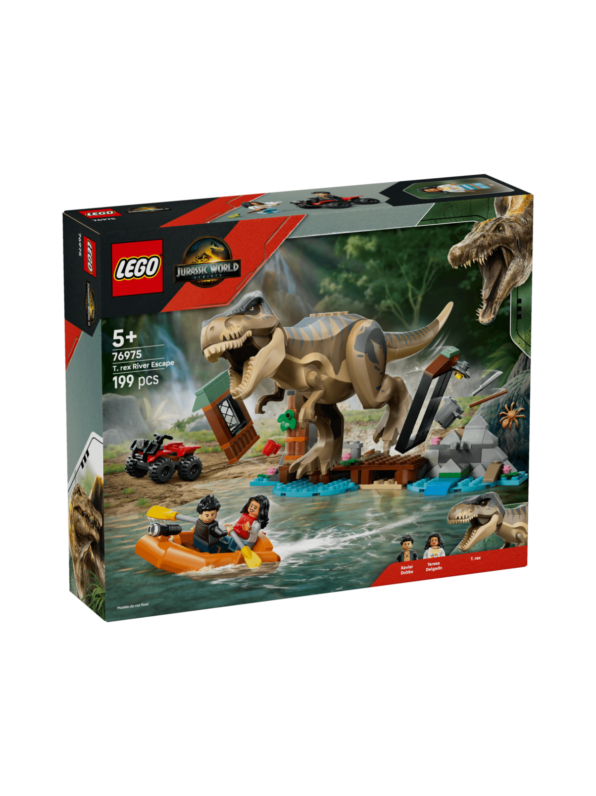 LEGO Jurassic World T. Rex ja pako joella 76975