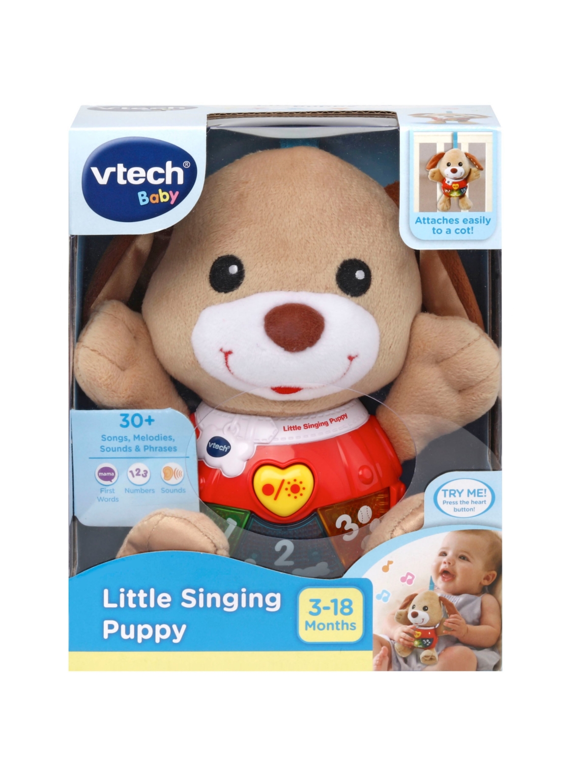 VTECH Interaktiivinen pehmolelu Laulava pentu (englanninkielinen)