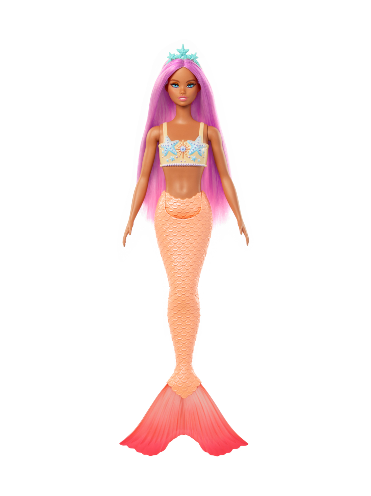 BARBIE merenneito keltaisella pyrstöllä 29 cm
