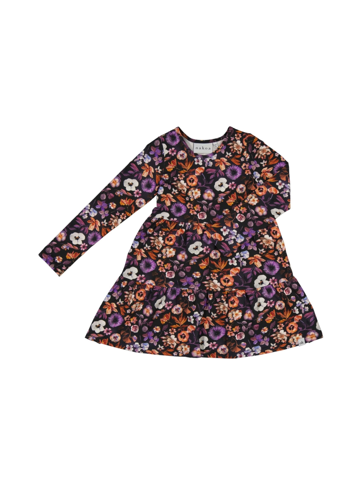 Lasten Print Kerrosmekko, Violettes