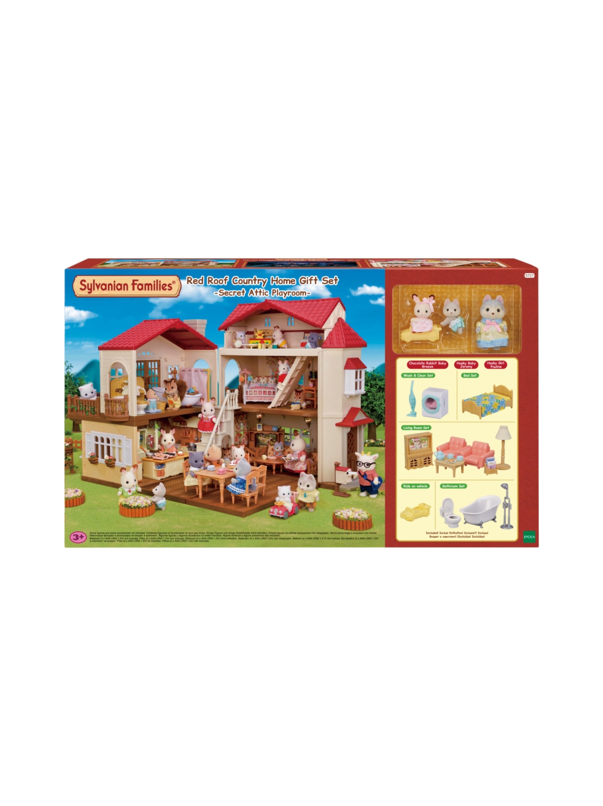 SYLVANIAN FAMILIES Nukketalo Punakattoinen maalaistalo
