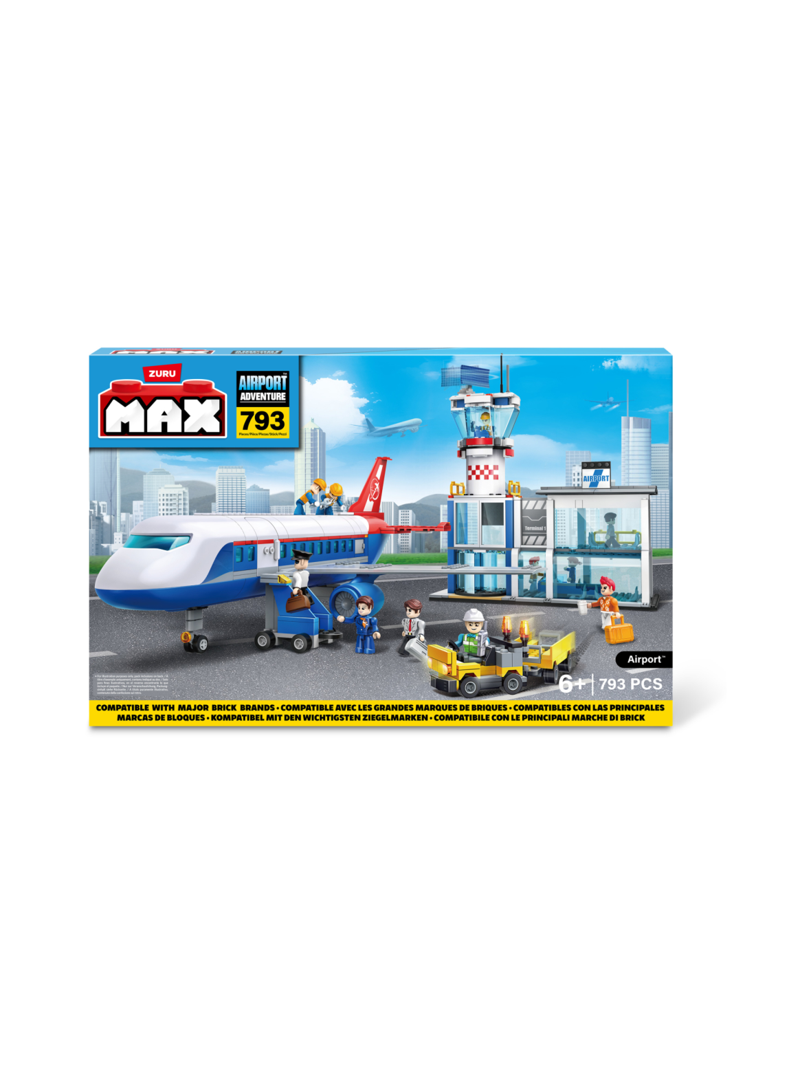 MAX CITY Rakennussetti Lentoasema, 793 osaa