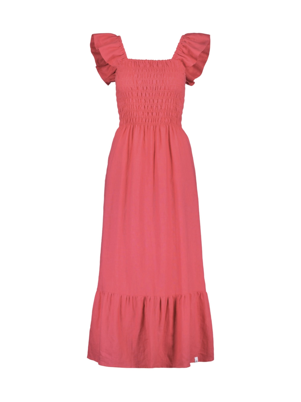 Bianca Dress, Sunset Coral