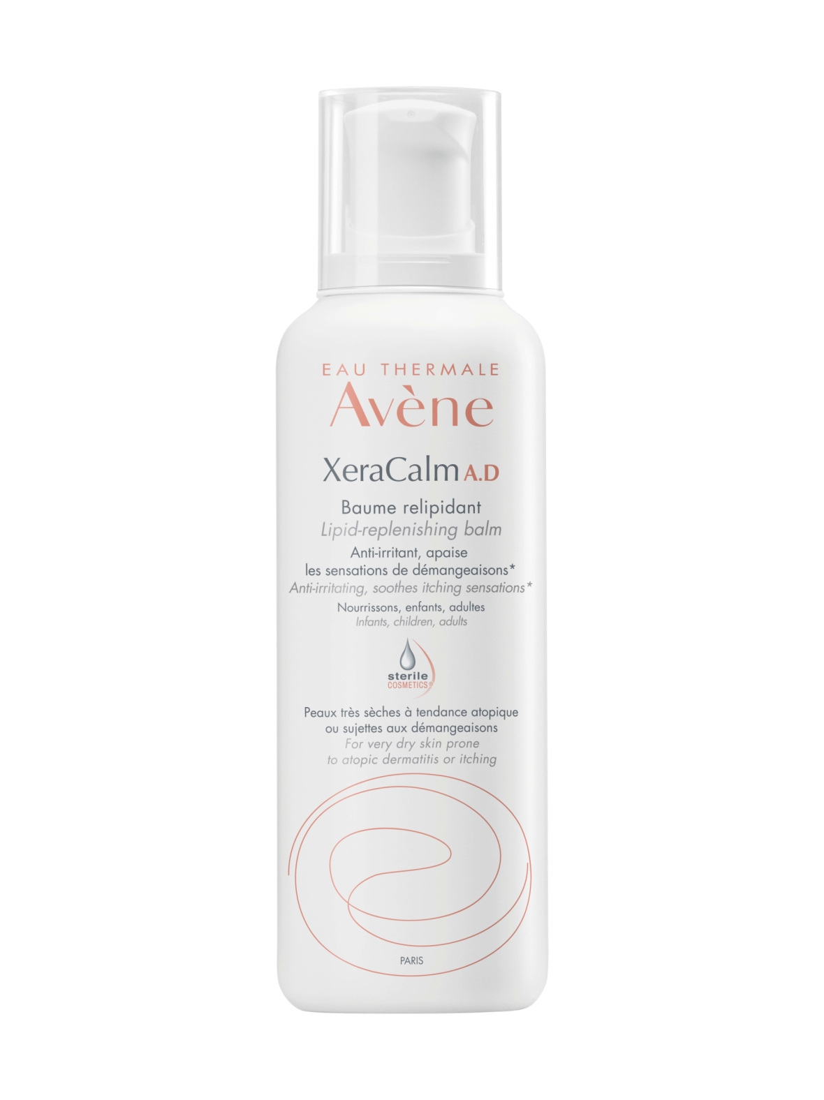 Avène XeraCalm A.D Lipid-replenishing Balm -steriili hoitovoide erittäin kuivalle iholle, 400 ml