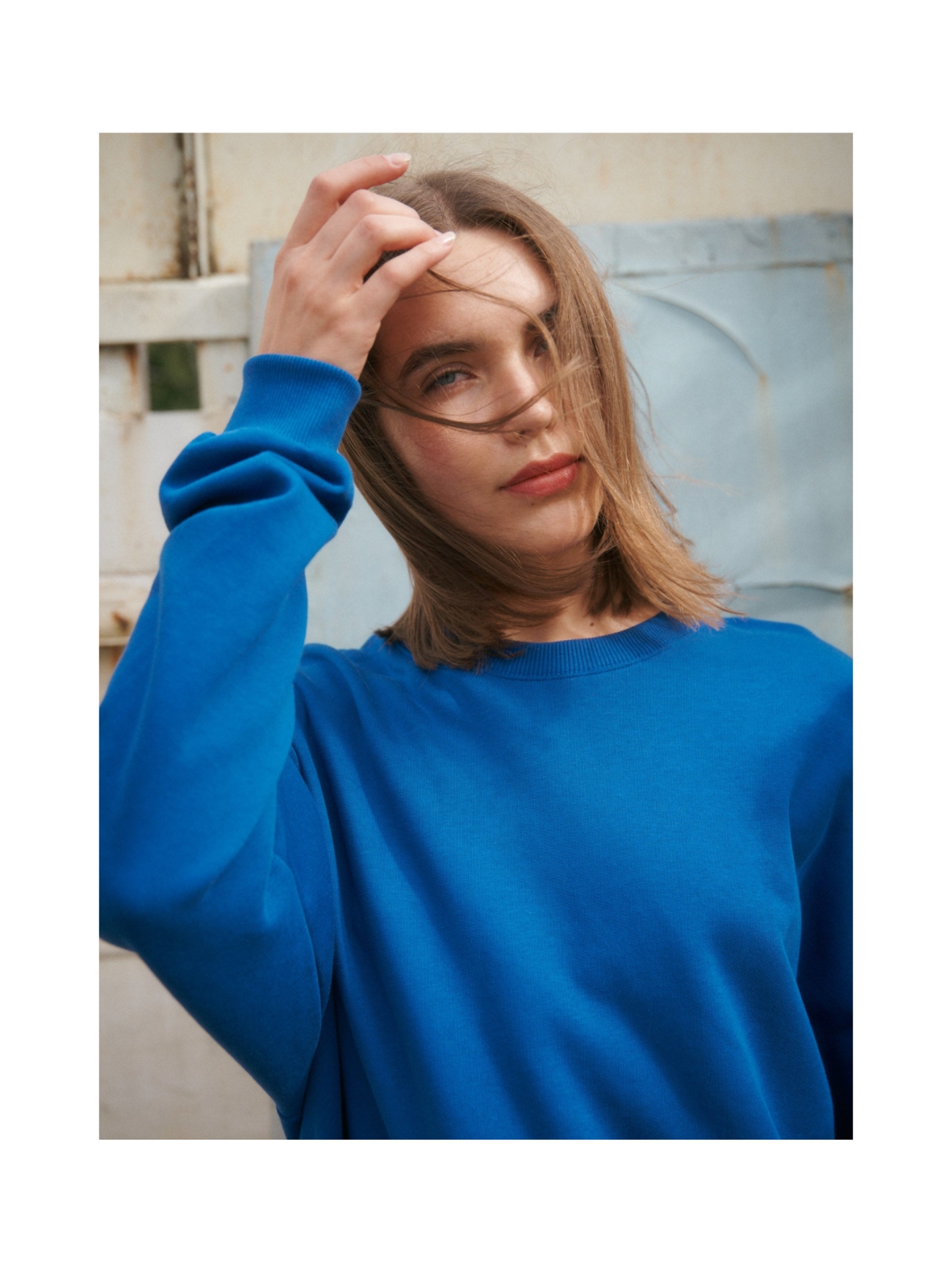 Superpower oversize-collegepaita, sodalite blue, aikuiset