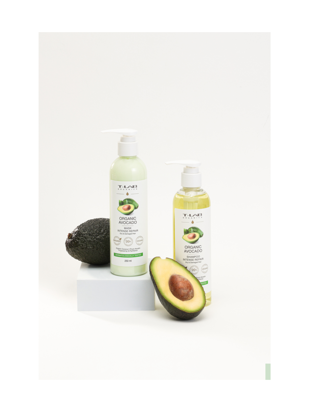 Organic Avocado Duo Set -hiustenhoitopakkaus, 2 tuotetta