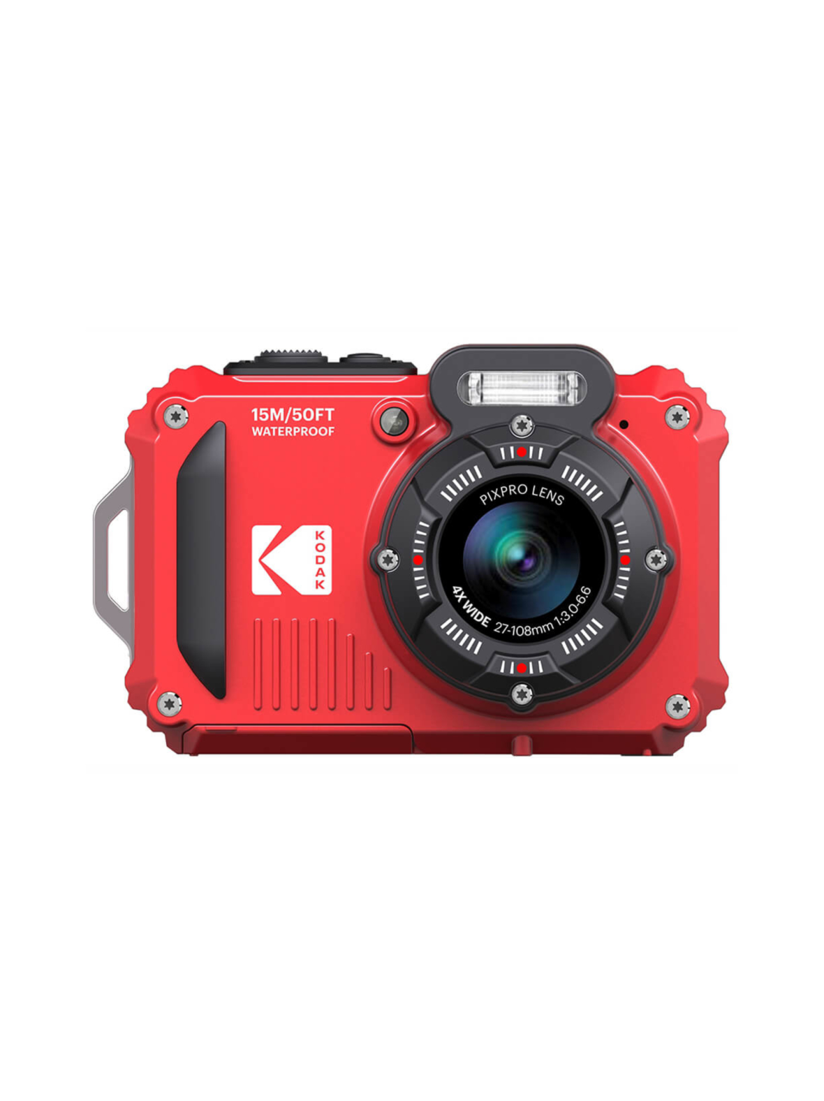Kodak Pixpro WPZ2 -vedenkestävä digikamera (Punainen)