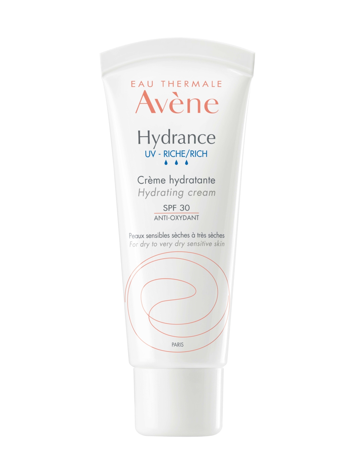 Avène Hydrance UV Rich Hydrating cream SPF 30 -kosteuttava voide kuivalle iholle, 40 ml