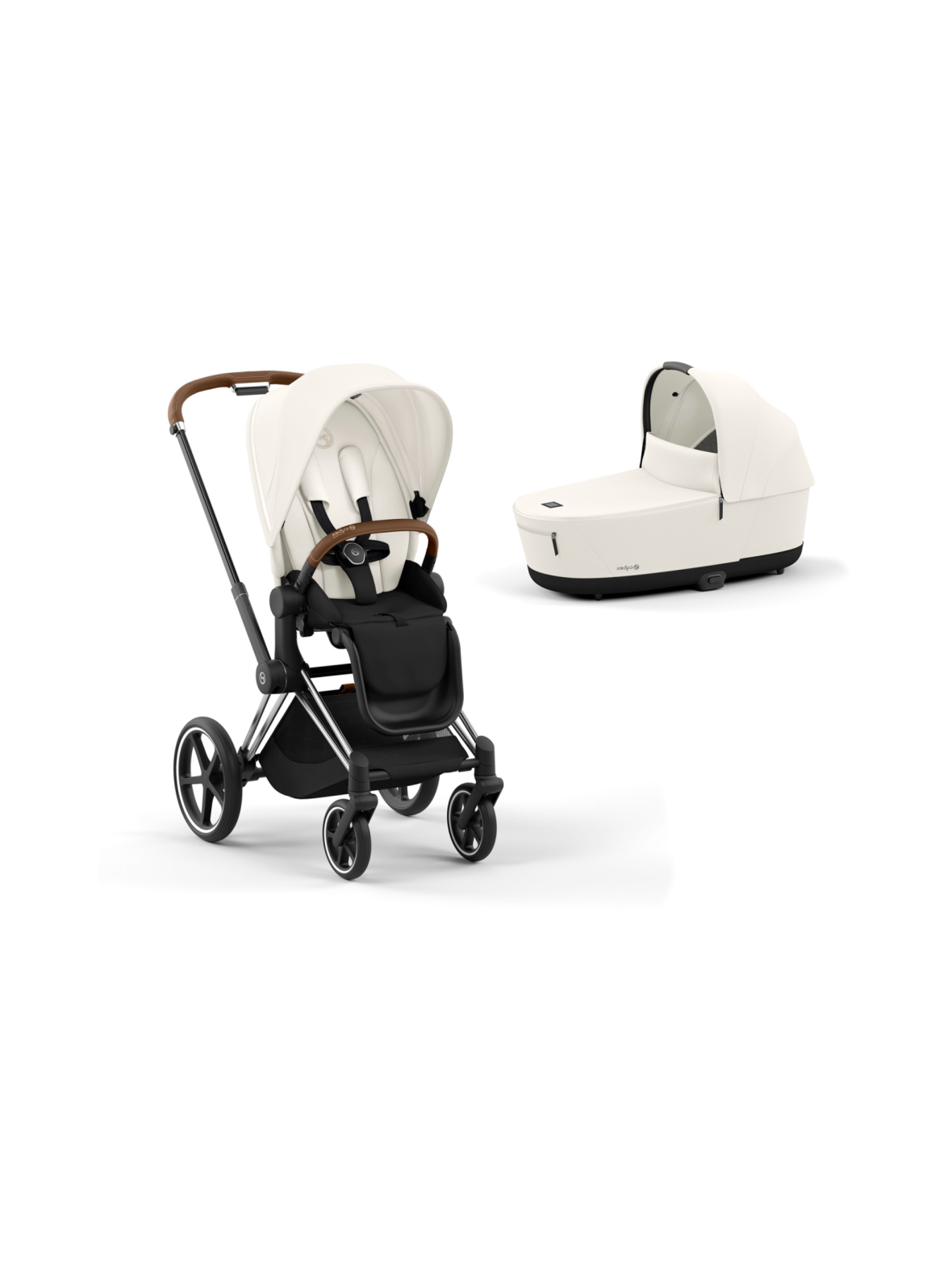 CYBEX Cybex priam 4 yhdistelmävaunut (chrome/brown)