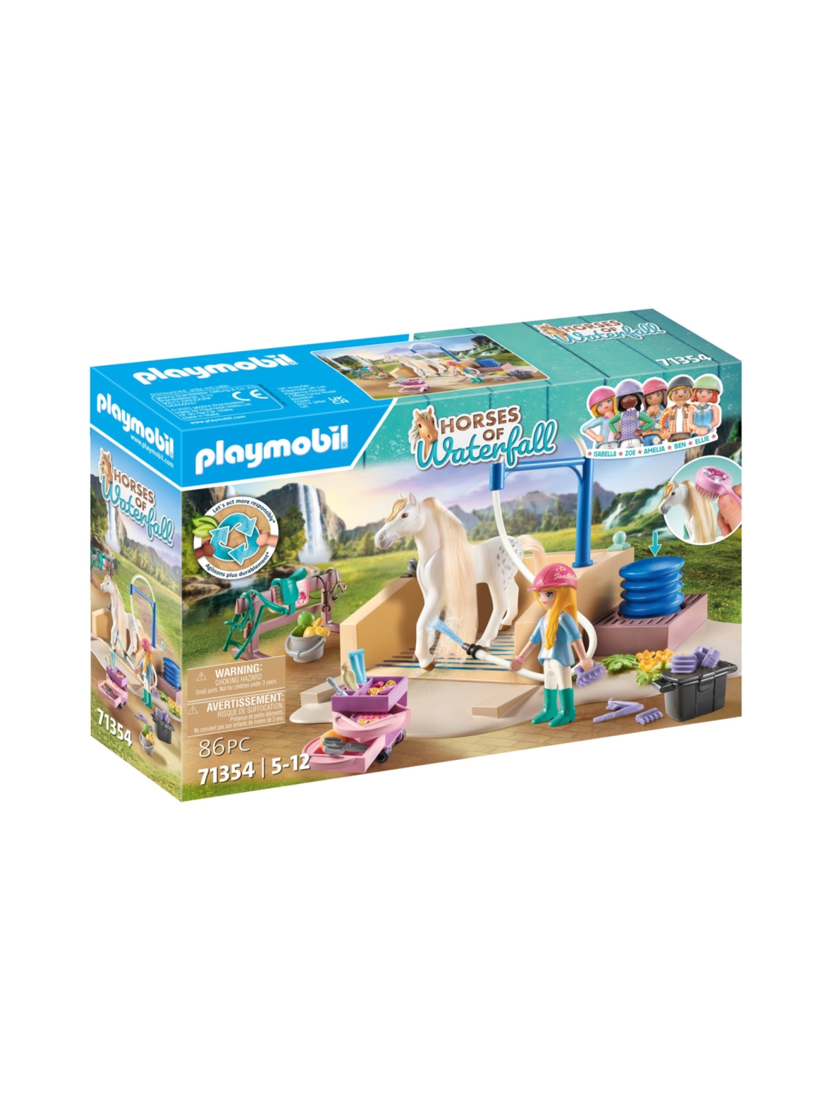 PLAYMOBIL WORLD OF HORSES Pesupaikka Isabellan ja Lionessin kanssa 71354