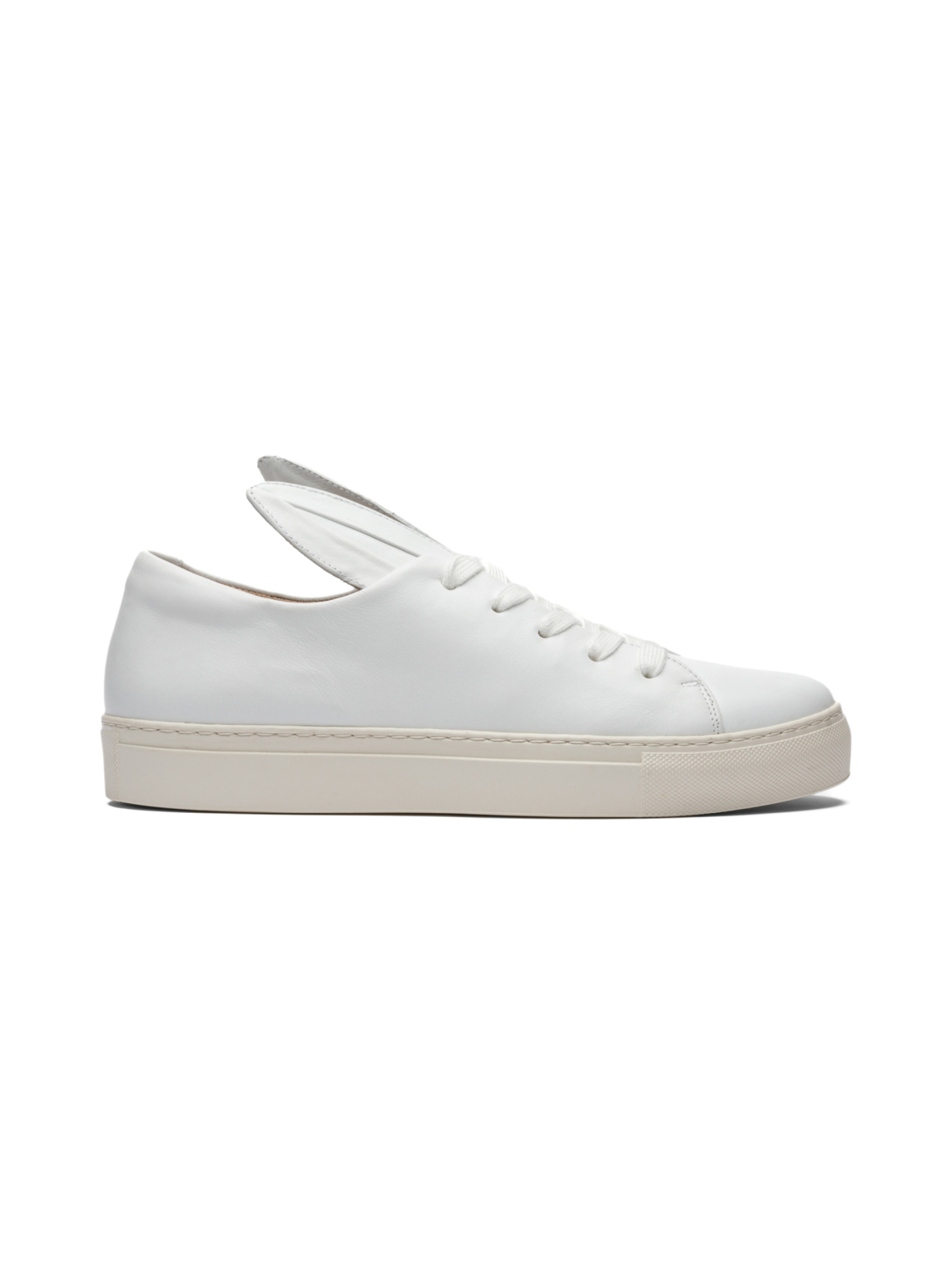 All Ears White Leather
