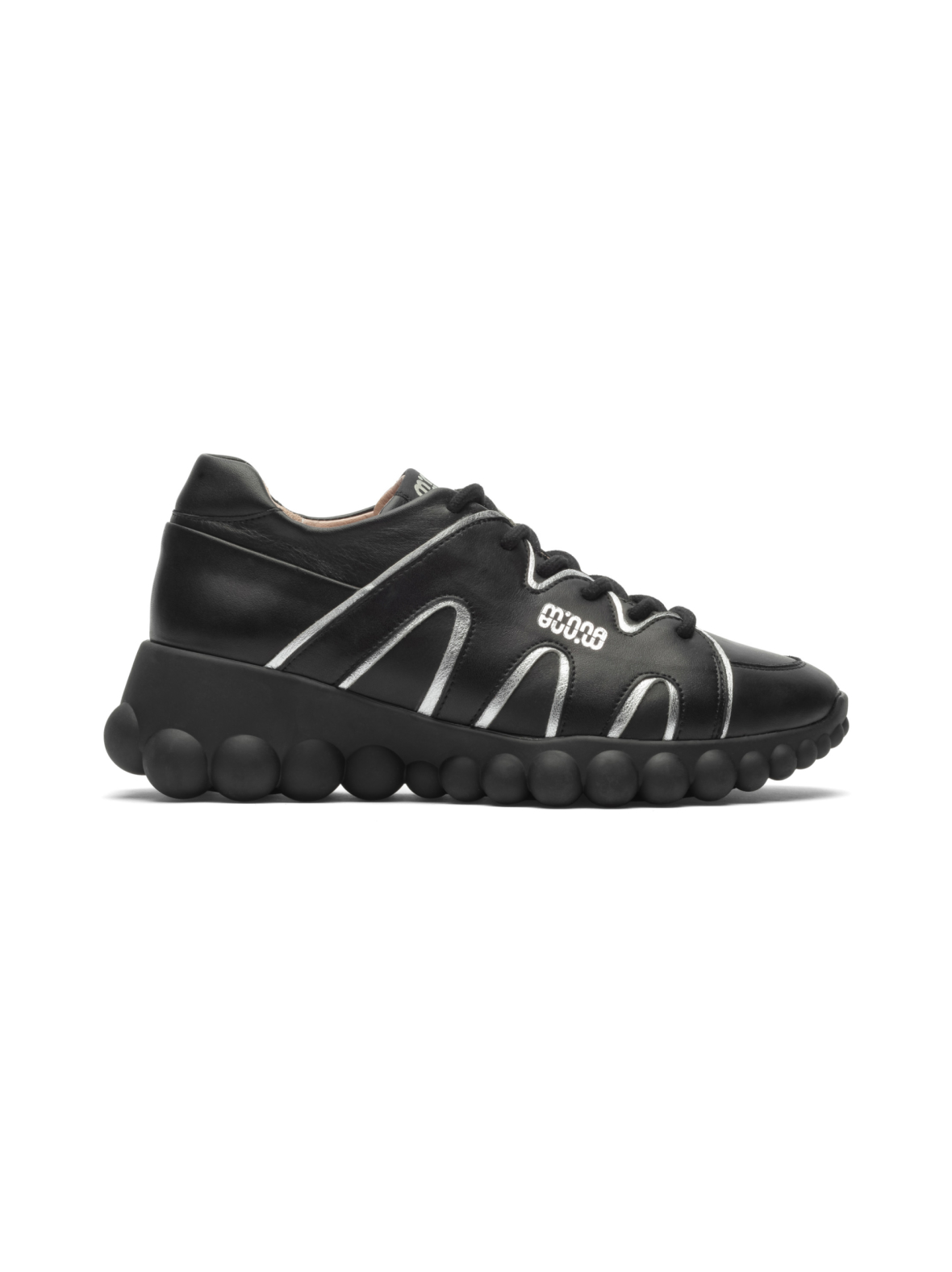 Chain Reaction Black Leather