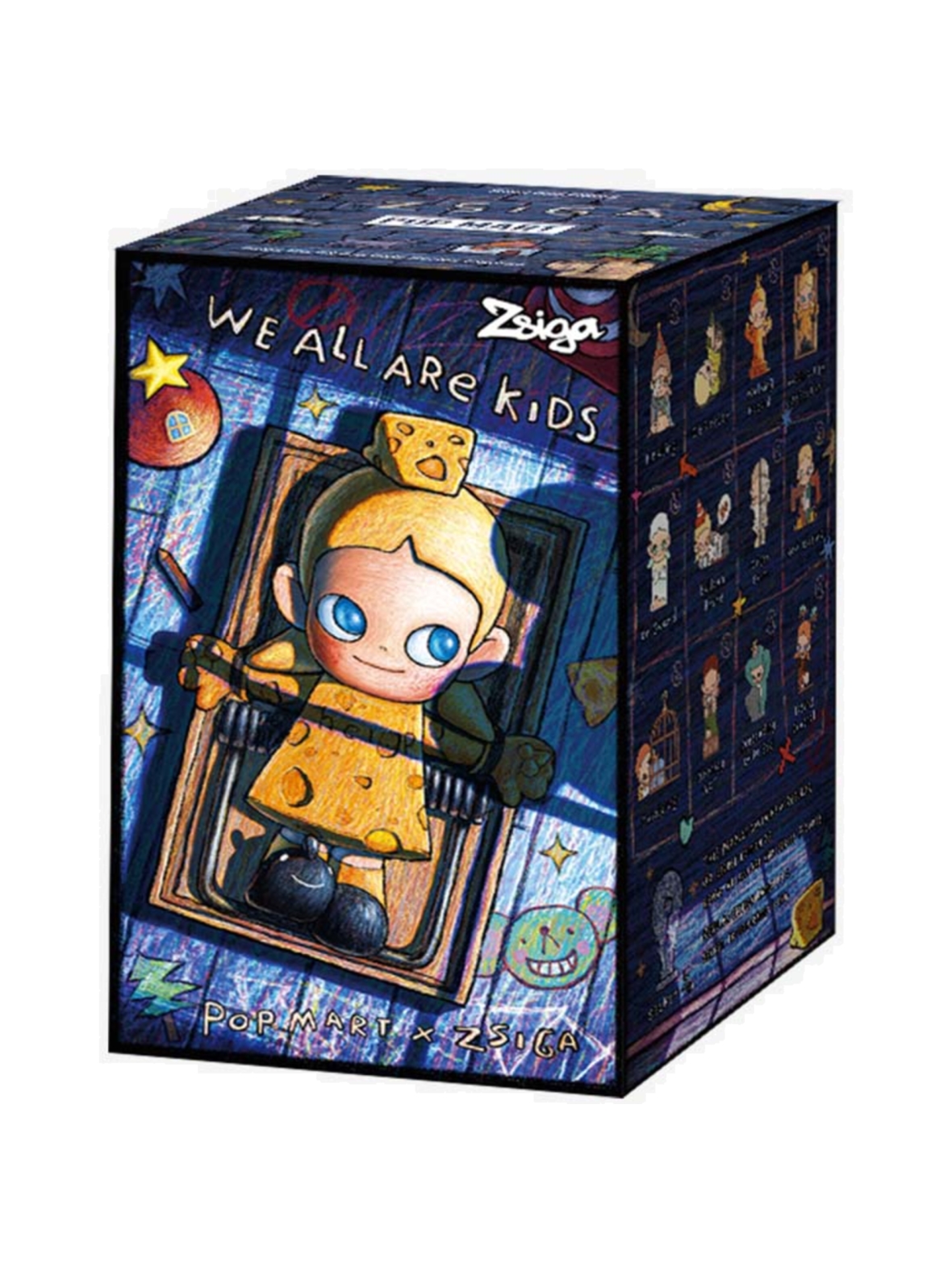 Pop mart yllätyshahmo - zsiga we all are kids series