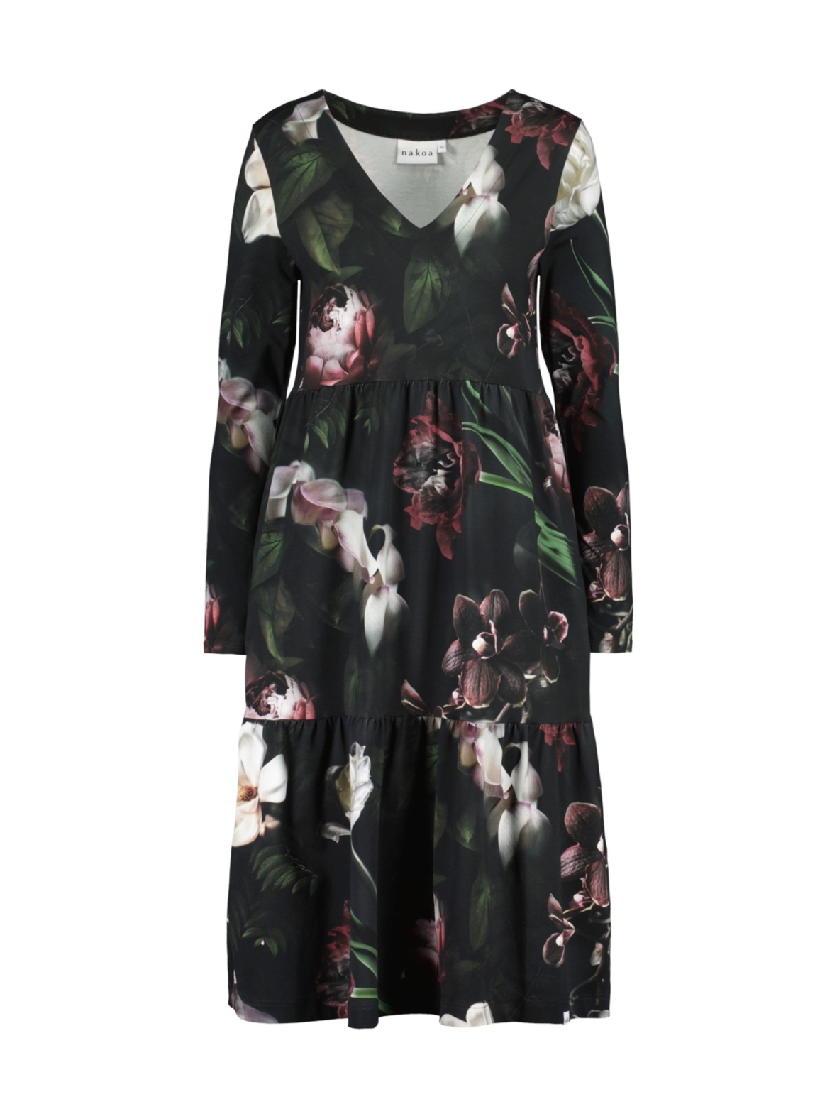 Amélie Dress kerrosmekko, Noir