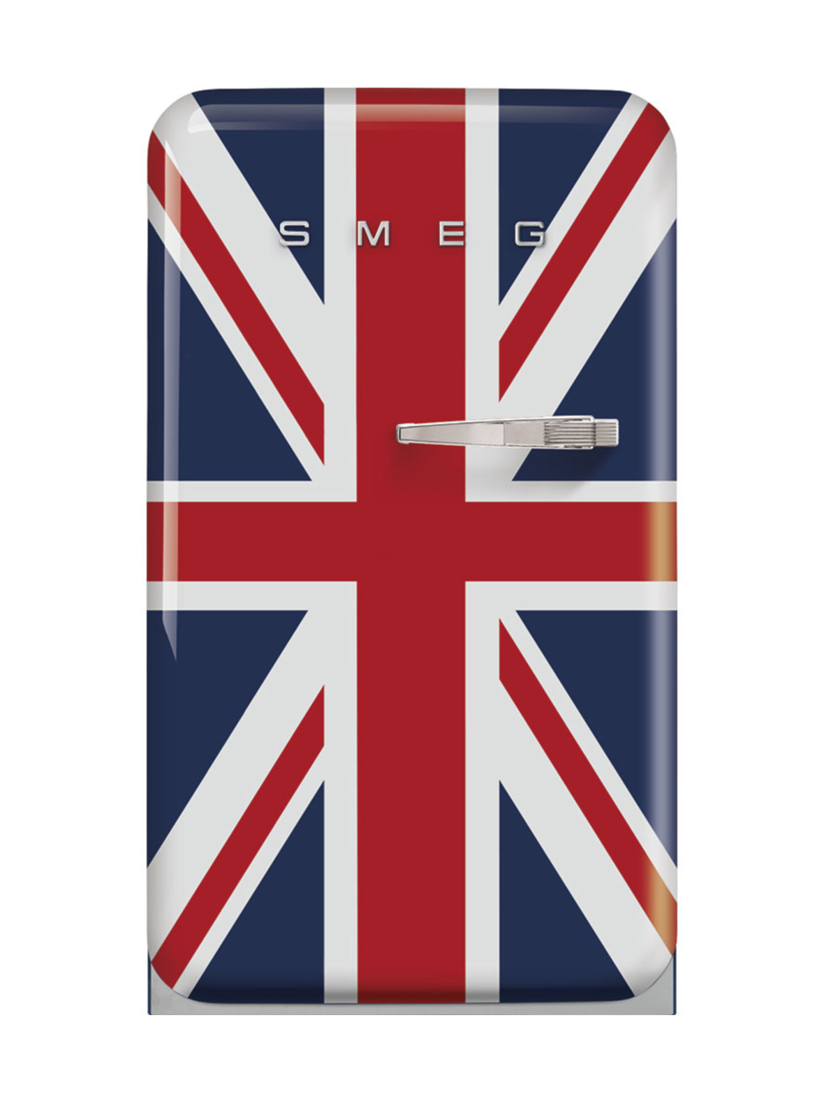 Smeg fab10lduj5 jääkaappi, union jack vasenkätinen