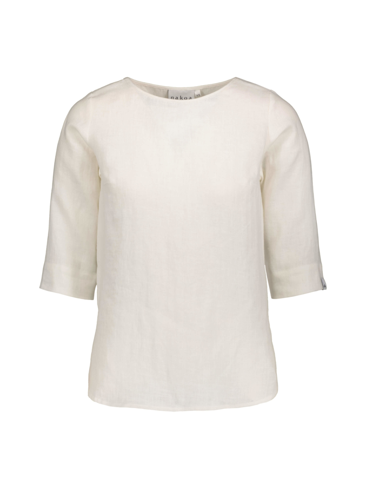 Classic Linen Blouse Pellavapaita, Vanilla