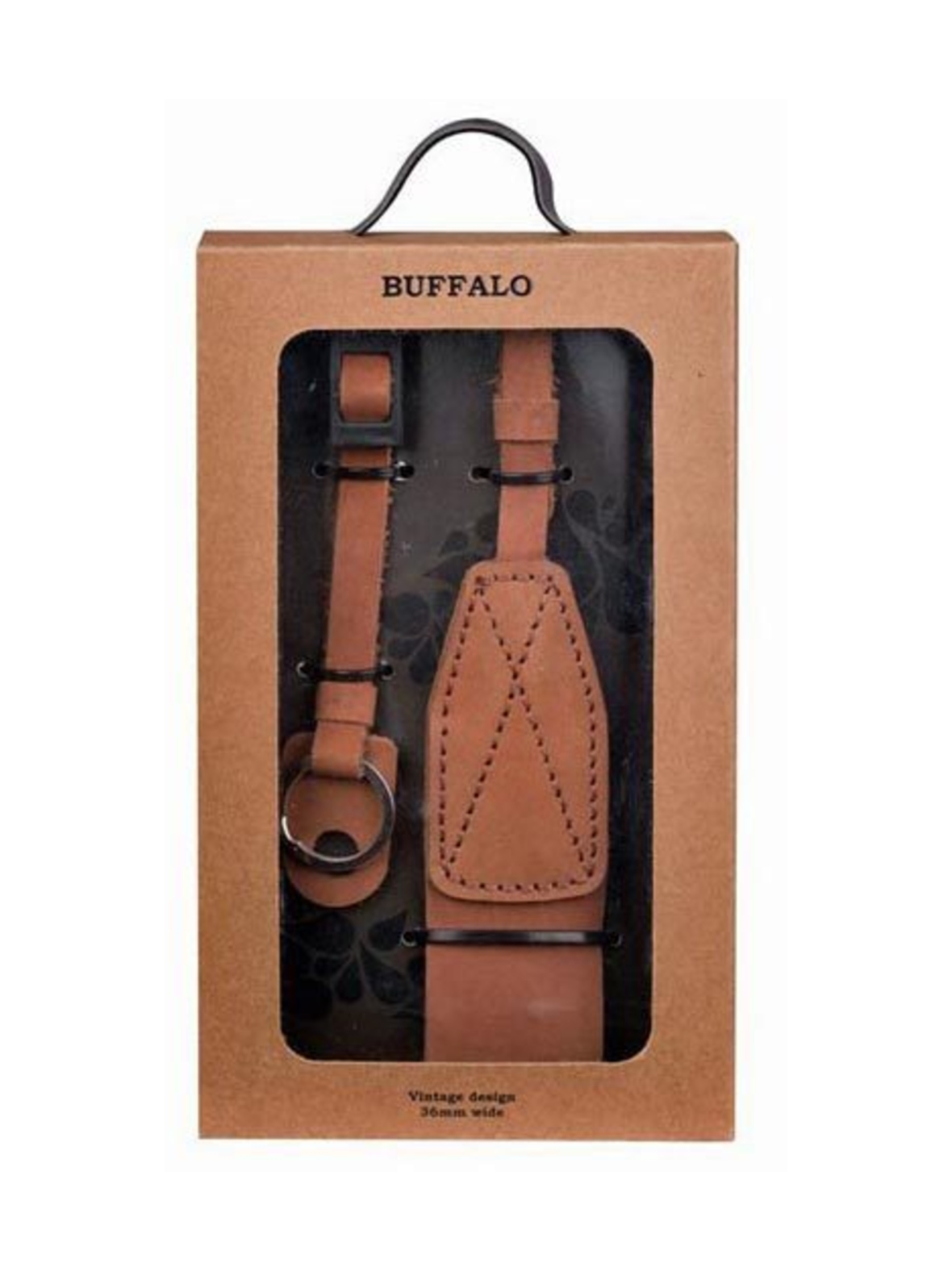 GEAR Buffalo - Nahkainen Vintage kamerahihna - Ruskea