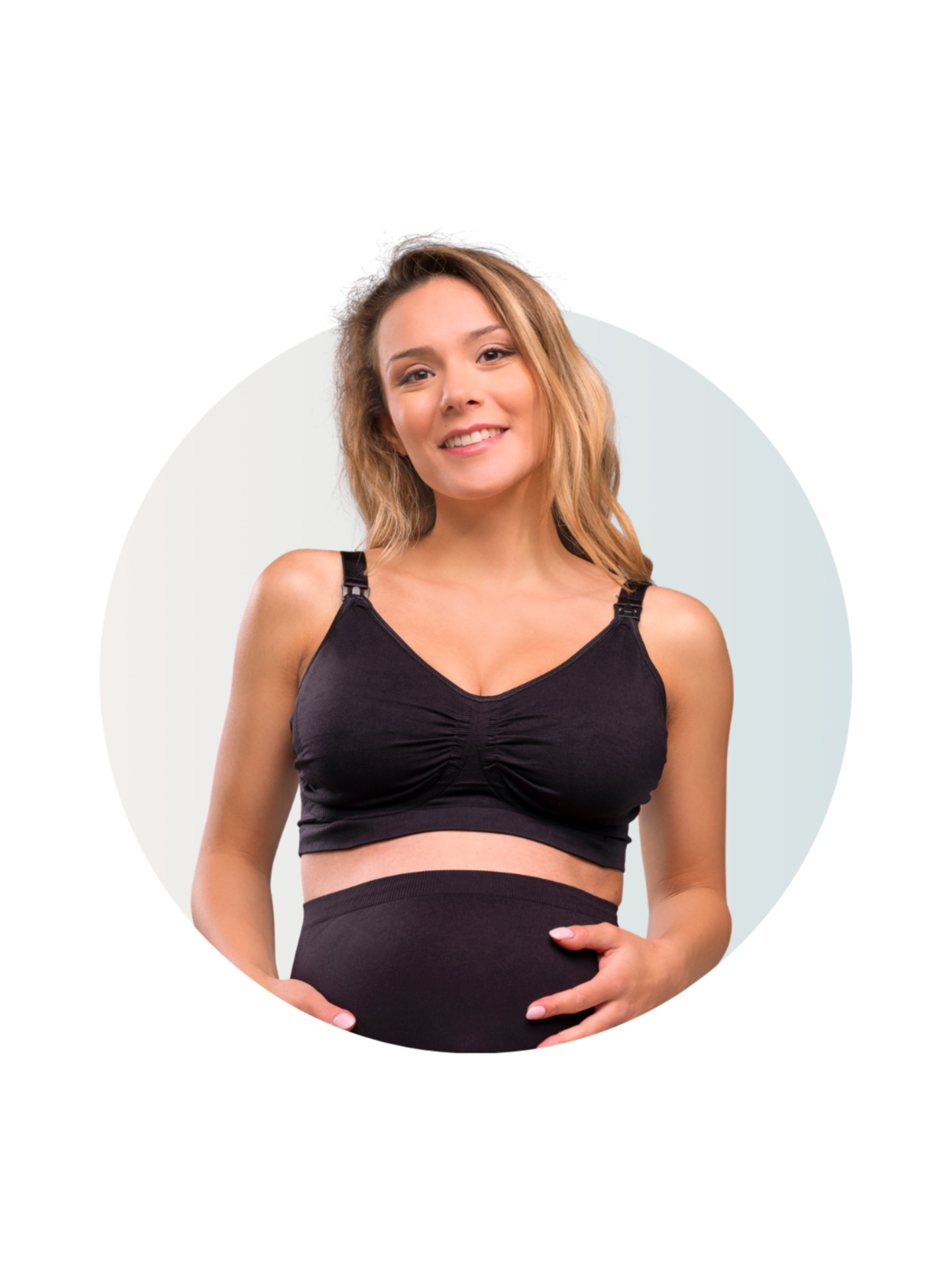 Carriwell Seamless Carri-Gel imetysliivi - musta