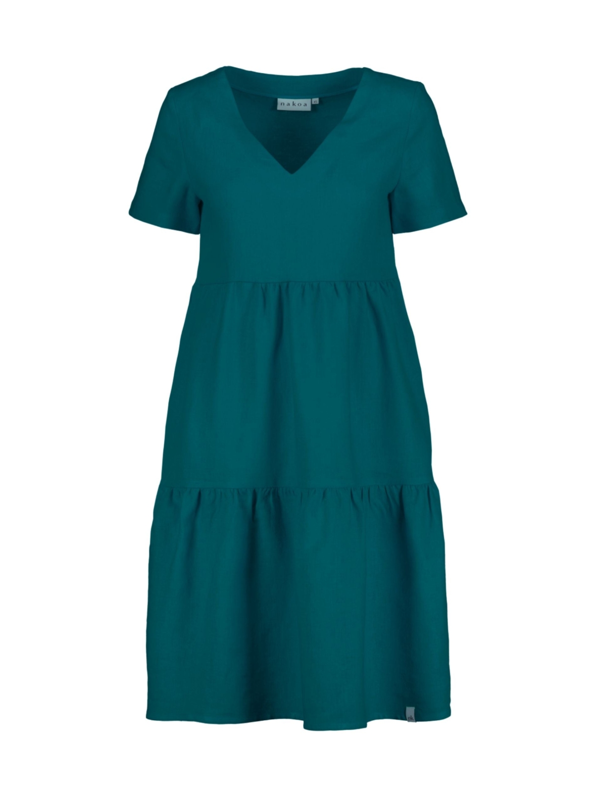 Pellava Kerrosmekko, Crystal Teal