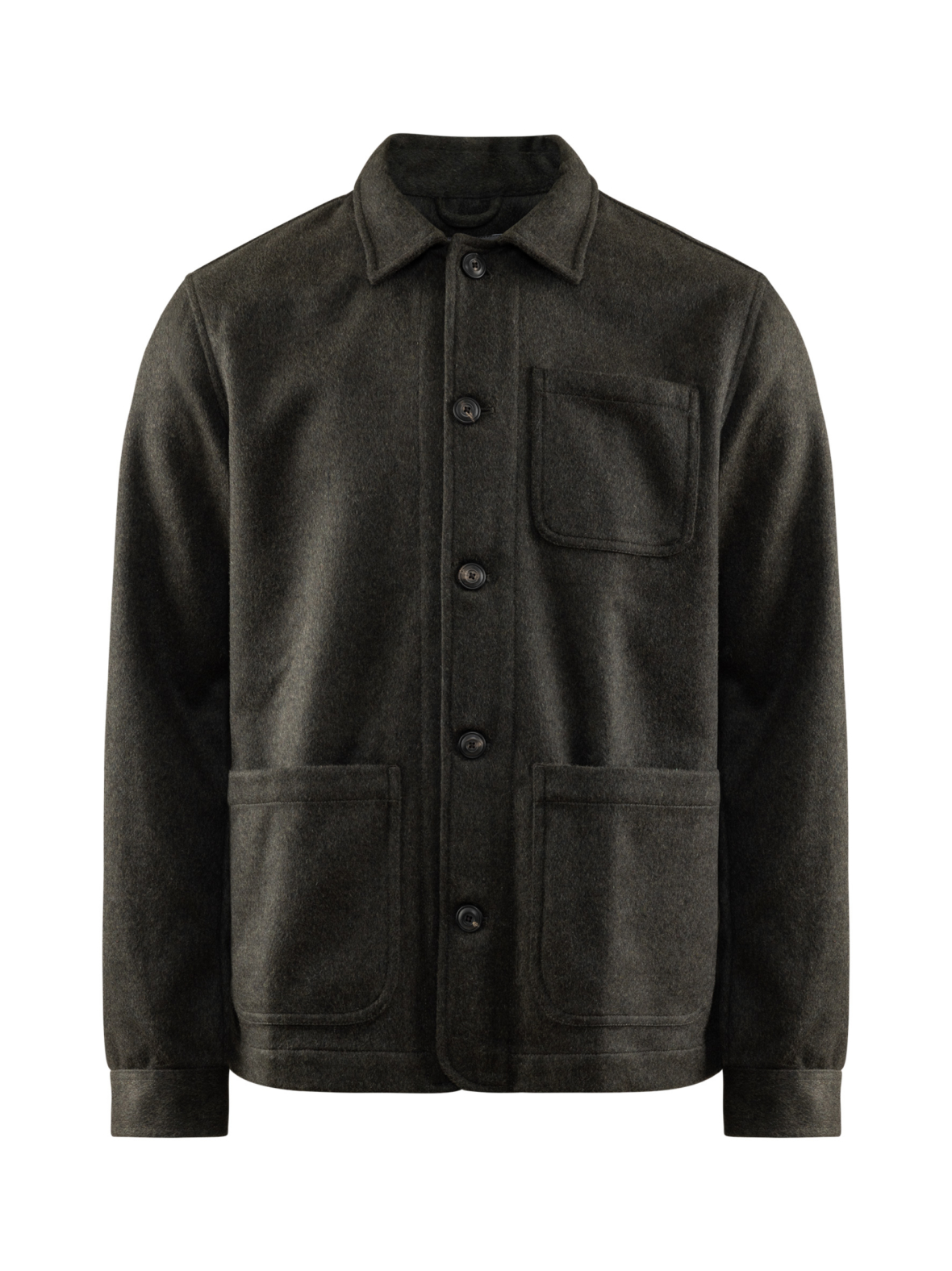 Giotto Wool Overshirt -villatakki