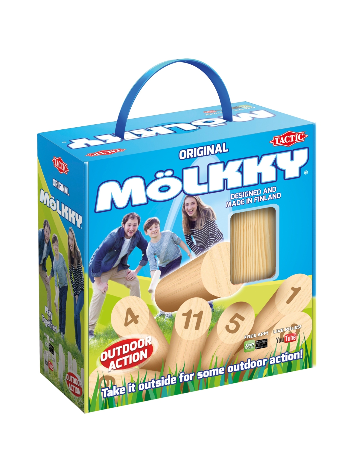 TACTIC Lautapeli Mölkky pahvilaatikossa